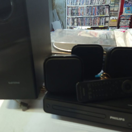 Philips HTS3270 home theater used with remote control