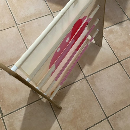 Children's Bookshelf like new with fabric