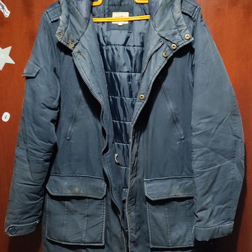 Thick jacket used, blue, size L