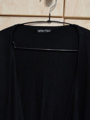 Celestino black thin knitted cardigan jacket medium-large like new