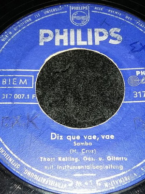 Foreign 7-inch records used, rare collection of 3 pieces