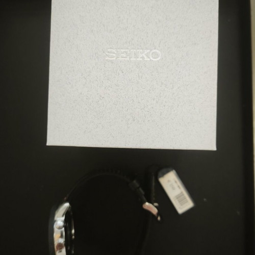 Seiko Alarm Chronograph SNAB59P1 wristwatch, NOS with box