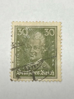 German Reich Stamp Gotthold Ephraim Lessing 1926 like new