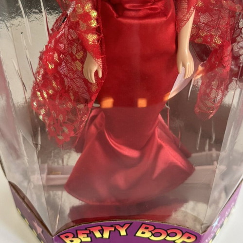 Vintage collectible Betty Boop doll new with box and stand