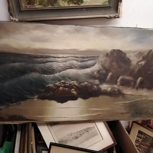 Painting by Meintanis used large artwork by painter