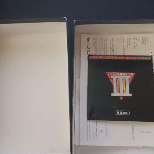 Jetfighter III Big Box PC used, box only