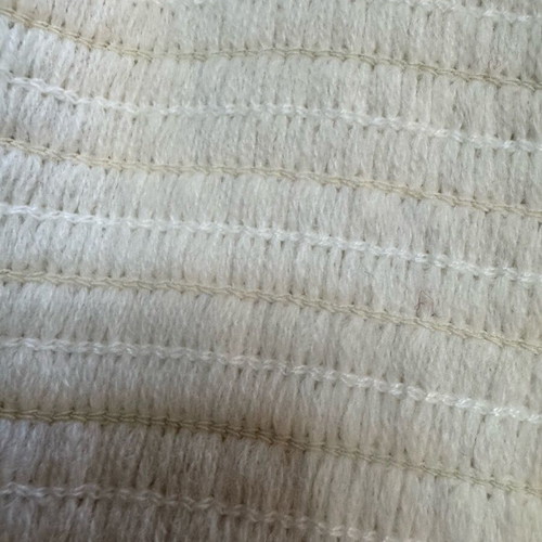 Evening top with sequins like new, sugar color, size L