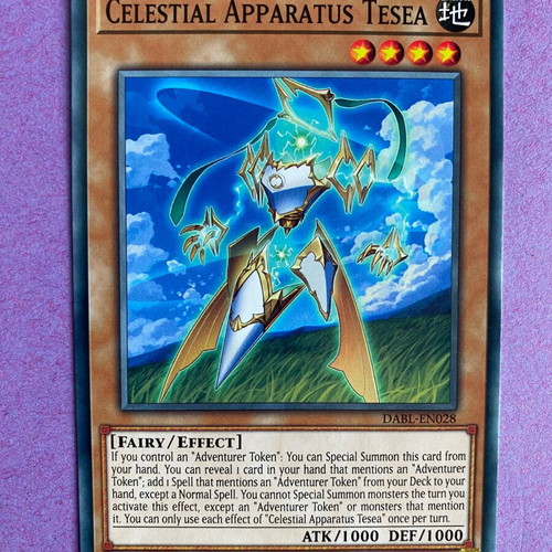 Yu-Gi-Oh! Card Celestial Apparatus Tesea near mint, 1st Edition