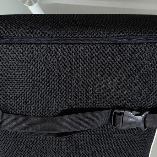 Ergonomic Memory Foam Lumbar Pillow with Adjustable Straps and Zipper Cover new