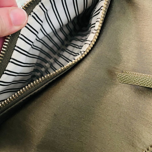Madison West Nylon Backpack olive green like new