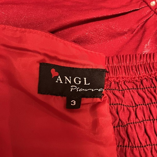 Mini skirt and bustier set like new, red