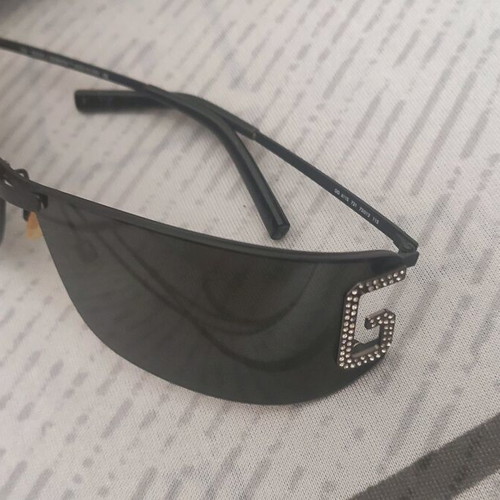 Dolce and Gabbana D&G Swarovski sunglasses used, black