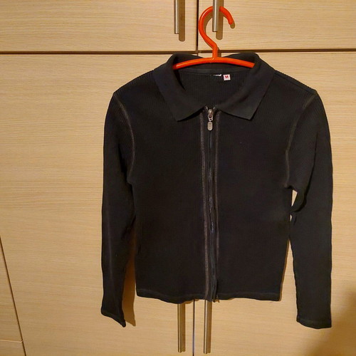 Levi's vintage black women's zip-up jacket Size Medium