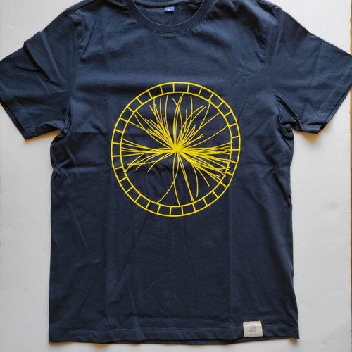 Ανδρικό T-shirt CERN μέγεθος M σαν καινούργιο, σκούρο μπλε