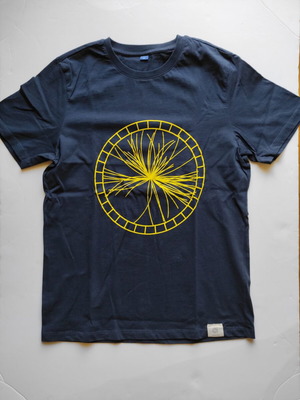 Ανδρικό T-shirt CERN μέγεθος M σαν καινούργιο, σκούρο μπλε