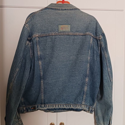 Manstop men's denim jacket size 56 like new, blue