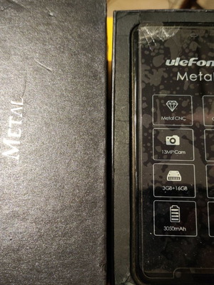Ulefone Metal κινητό μεταχειρισμένο για ανταλλακτικά με δύο θήκες