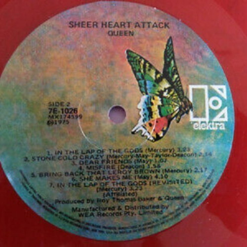 Queen Sheer Heart Attack album new, limited edition red vinyl