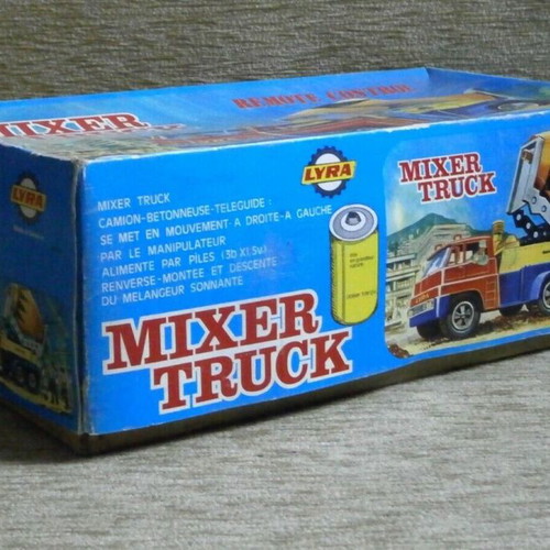 Lyra Mixer Truck No 110 B/O R/C vintage battery toy