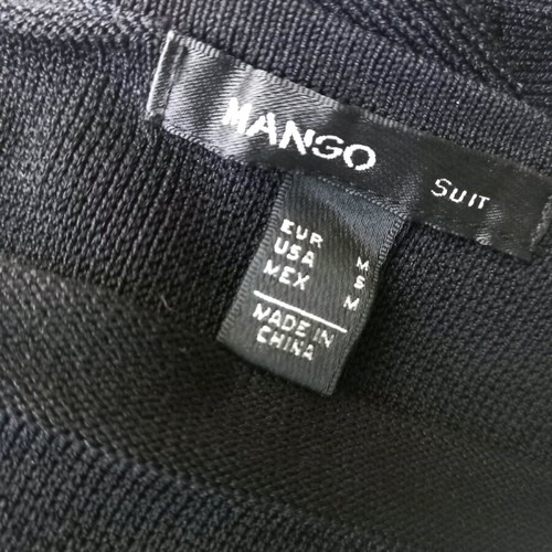 MANGO knitted dress like new, black, size M