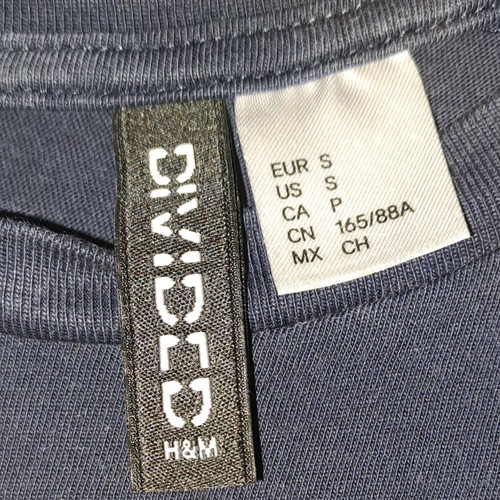 H&M long-sleeve blouse multicolored like new