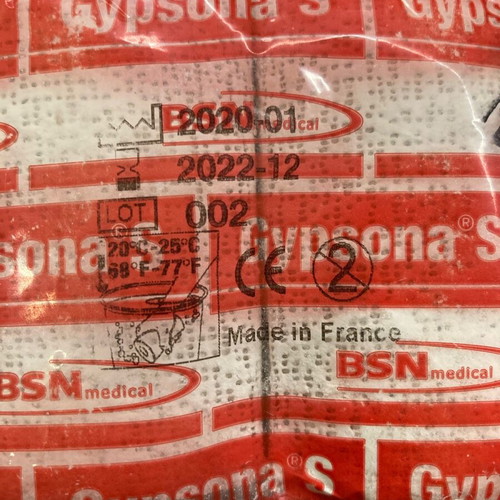 Gypsona fast-setting plaster bandage new