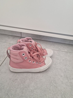 Converse All Star δερμάτινες μπότες, νούμερο 31, ροζ