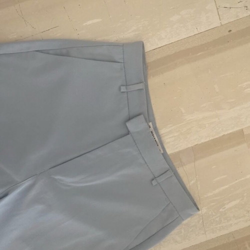 Pull & Bear office pants fabric fitted with pockets, like new, blue XS