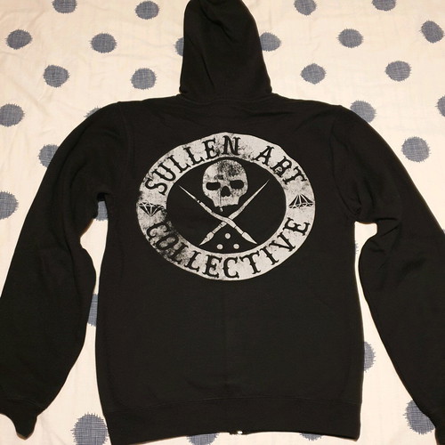 Sullen Art Small jacket like new, black with hood