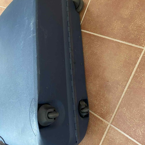 Samsonite hard travel suitcases set of two, like new, dark blue