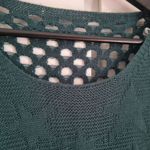 Boho Chic knitted blouse poncho like new