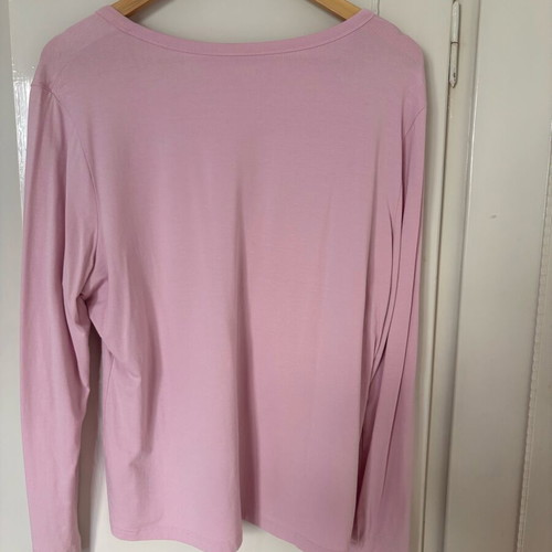 Basler jacket and long-sleeve blouse set like new, pink, size 4XL