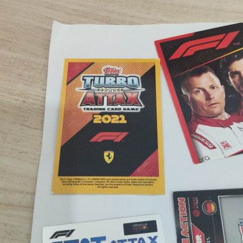 F1 Turbo Attax 2021 collectible cards like new