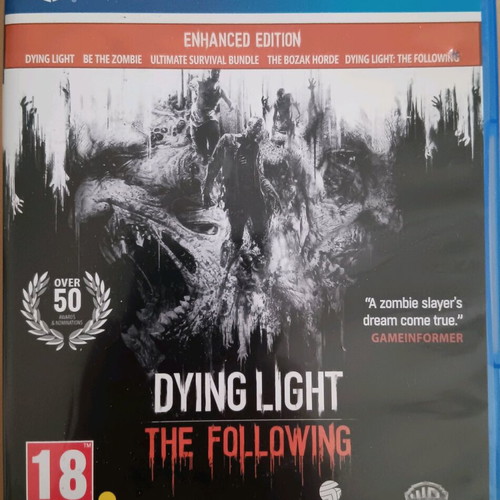 Dying Light: The Following PS4 like new, 2016