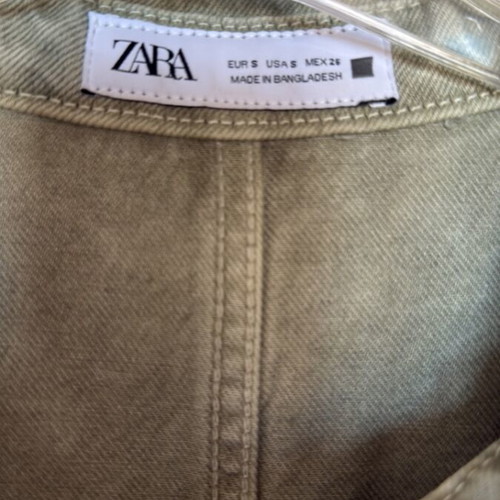 Zara one-piece shorts like new, olive color, size S
