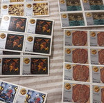 Stamp series mint blocks from Greece