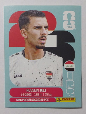 FIFA World Cup 2026 Sticker new Hussein Ali Iraq