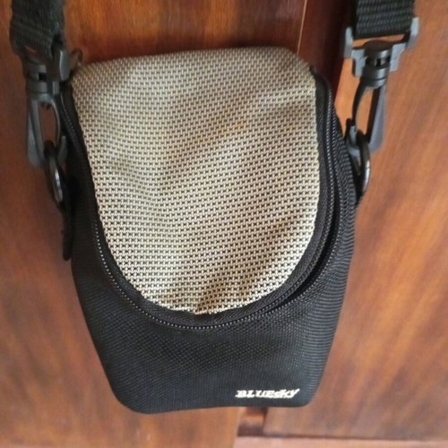 BlueSky camera carrying bag like new, black with gray detail