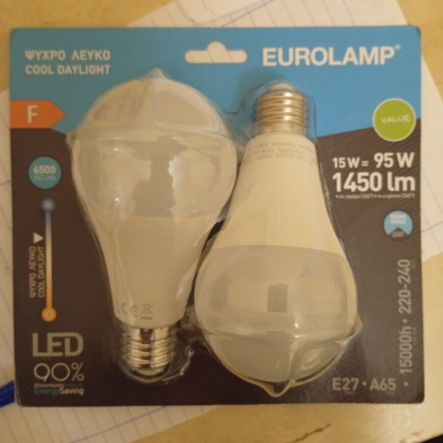 Eurolamp light bulbs new in packaging