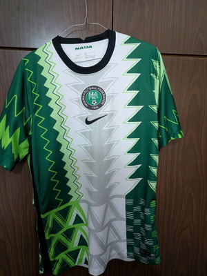 Nigeria National Team Jersey 2020-21 used, authentic Nike, size medium