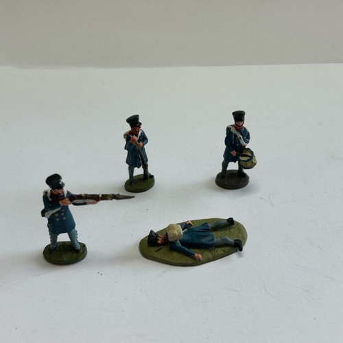 Del Prado Battle of Waterloo Prussian Army lead soldiers like new
