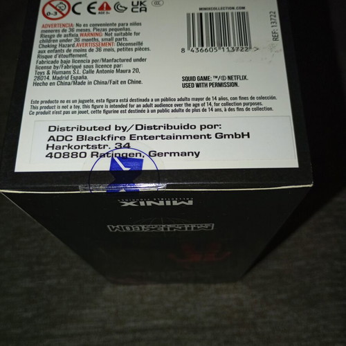 Squid Game Frontman Minix collectible figure, mint in box