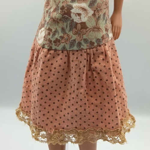 Vintage doll dress 1970, like new