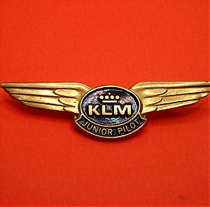 Καρφίτσα πετού σήμα  KLM JUNIOR PILOT PIN VINTAGE METAL