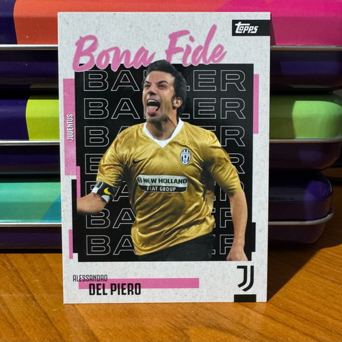 Topps Juventus 2025-26 Del Piero Bona Fide like new