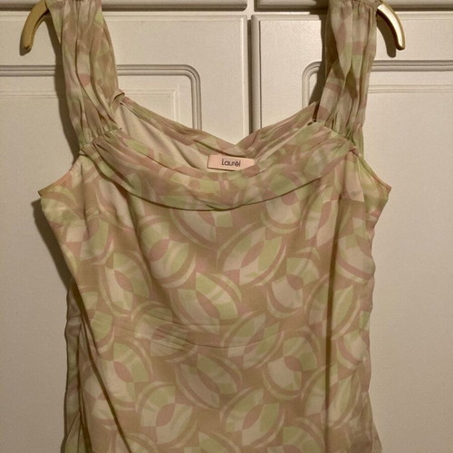 Laurel women's silk set tailor with matching blouse new