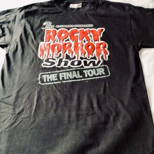 Vintage black Rocky Horror Show t-shirt like new