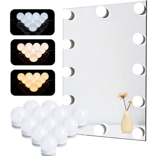 LED mirror lights for makeup 10 pcs USB with controller new