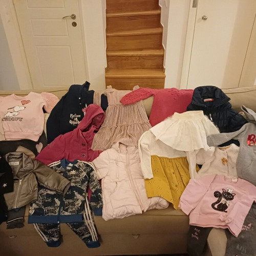 Girls' winter clothes used, branded, ages 2-4