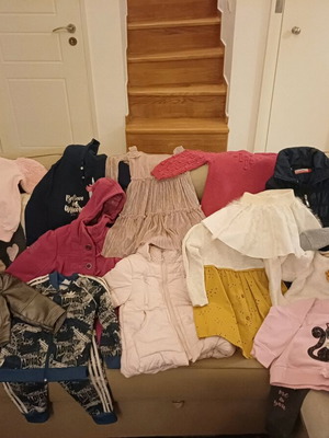 Girls' winter clothes used, branded, ages 2-4